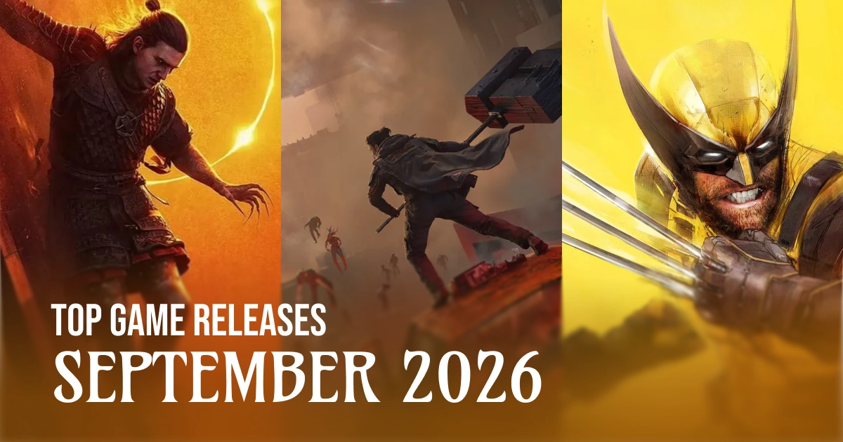 Les jeux les plus attendus de septembre 2026 — les principales sorties du mois