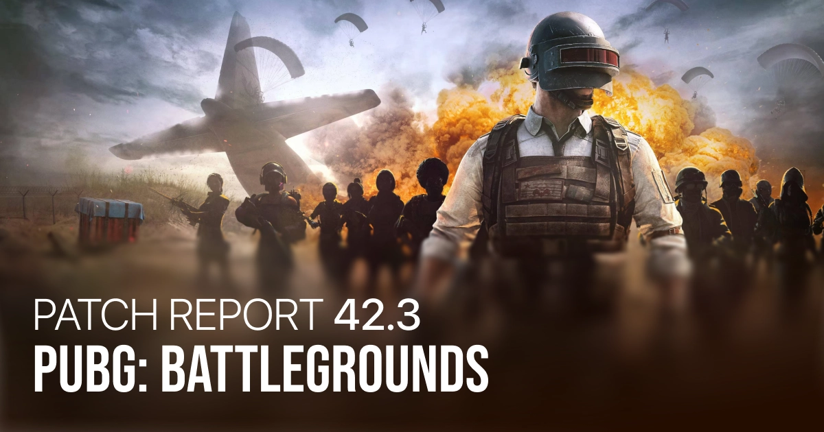 PUBG: BATTLEGROUNDS Update 42.3 — nuova arma, RPD e cambiamenti al meta